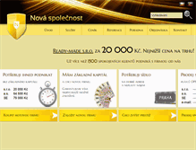 Tablet Screenshot of novaspolecnost.cz